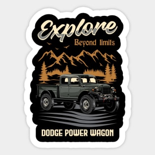 Power Wagon Truck Sticker